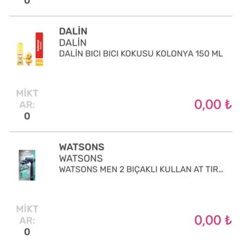 Watsons 300 TL Puanla Aldığım Siparişimi Teknik Arızayla İptal Etti