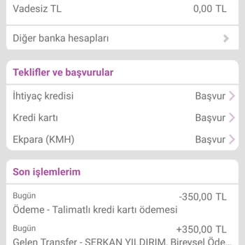 Enpara Talimatım Yokken İznim Dışımda QNB Finansbank'a Talimat Yapıyor