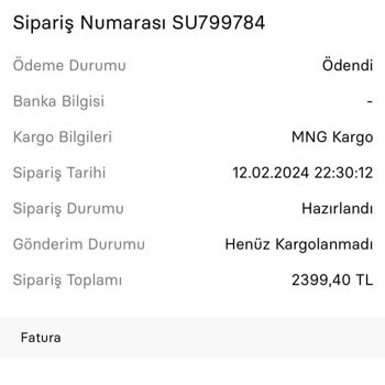 Sneaks Up İnternet Siparişim Hala Gelmedi!