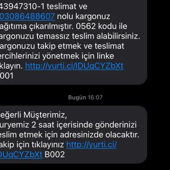 Yurtiçi Kargo Teslimat Sorunu