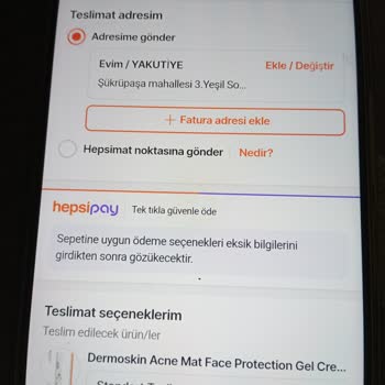 Hepsiburada Kart Bilgilerini Giremiyorum