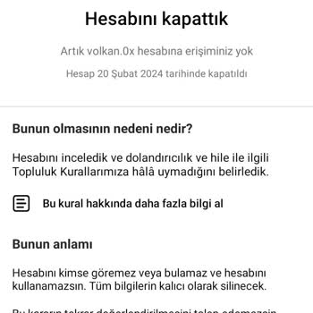 Instagram Kapanan Hesabımı Geri Almak İstiyorum