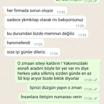 YKMkitap Üç Haftalık İade Sürecinde Yaşanan İletişim Sorunları