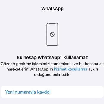 WhatsApp Kural İhlali