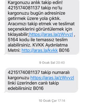 Aras Kargo Kargomu Kaybetti Ve Ücret İadesi Olmadı