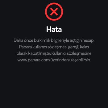 Papara Açılmasını İstiyorum Kullanmak İstiyorum, İlgilenseniz Sevinirim