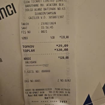 Batı Park Niyazi Kesim Restaurant Memnun Kalmadım!