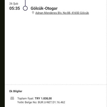 Kamil Koç Sefer İptalini Müşteriye Bildirememesi