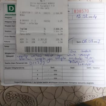 Antares Deichmann Mağazasının Sorumsuzluğu