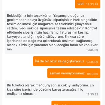 Migros Geciken Sipariş Ve Verilemeyen Teslimat Zamanı