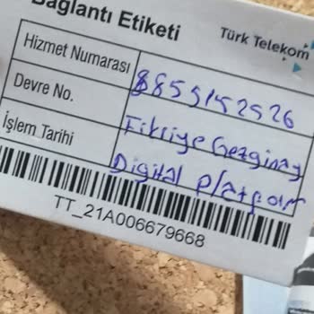 Türk Telekom Per. Tarafından Altyapı Kablosunun Kesilmesi