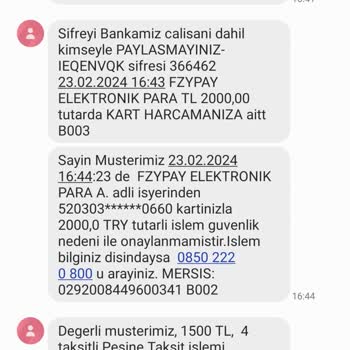 FzyPay Elektronik Ödeme Sorunu