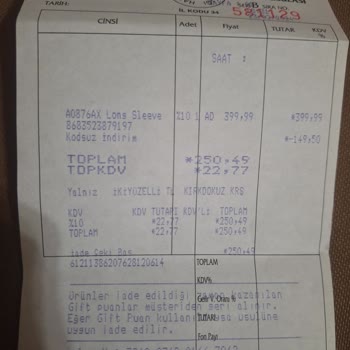 DeFacto İade Ücretine Yerine Çek