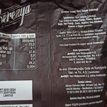 A101 Çekirdek Paketinden Salyangoz Çıktı
