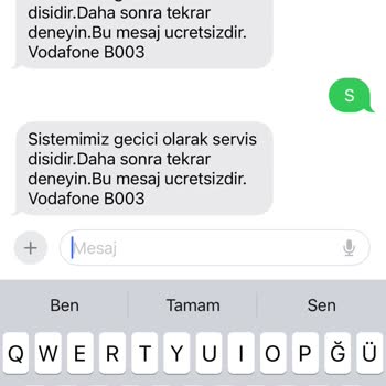 Vodafone . Sim Kart.