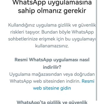Huawei WhatsApp Girilmiyor Hatası