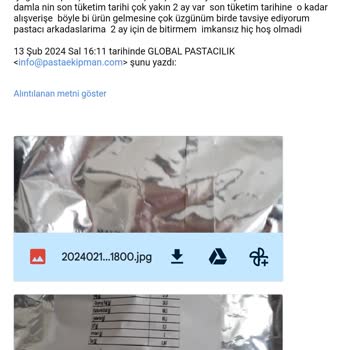 Pastaekipman.com Son Tüketim Tarihi Yakin Ürün