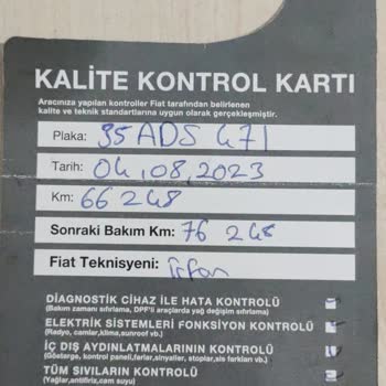 Fiat Garantisi Devam Eden Aracımın Arızalı Parçasının Garantiye Girmemesi