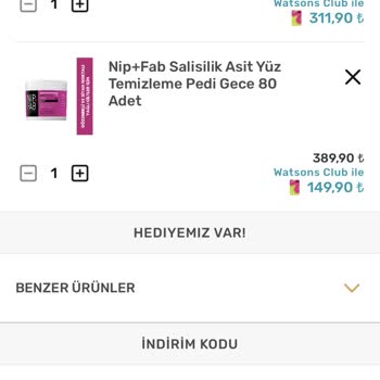 Watsons Club Kartı İndirimi Uygulanmıyor