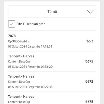 Vodafone Mobil Hattımdan Bilgim Dışında Yapılan Ödemeler