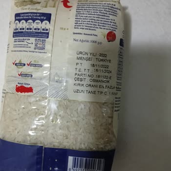 Tat Bakliyat Böcekli Pirinç Satın Aldım