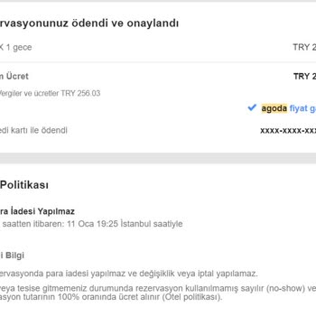 Agoda Mailimi Kullanıyor