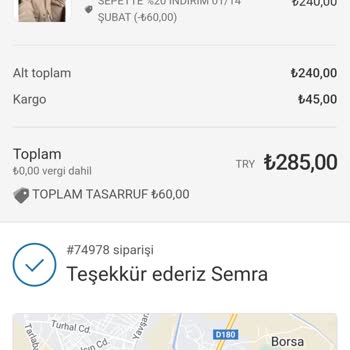 Organic Scarfs Organic Scarf İsimli Sayfa Sipariş Olan Şalımı Yanlış Gönderdi.