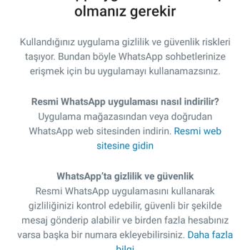 WhatsApp Giriş Yapamıyorum