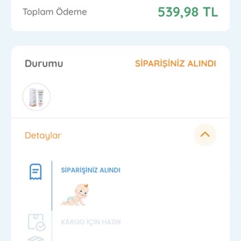 Ebebek 1 Haftadır Kargoya Verilmeyen Sipariş