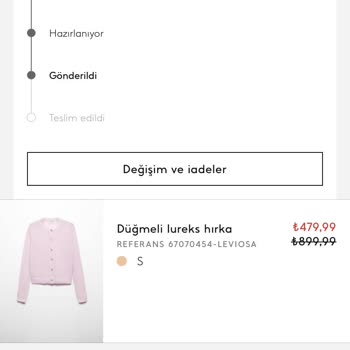 Mango'nun İade Onayı