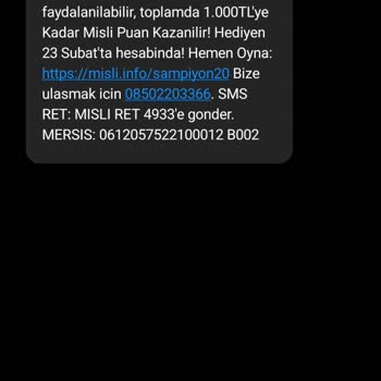 Misli.com Misli Puanımı Yatırmadı