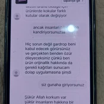 Gardrops Sahte Ürün Göndermiş Ve İade Talebini Redd Etmiş!