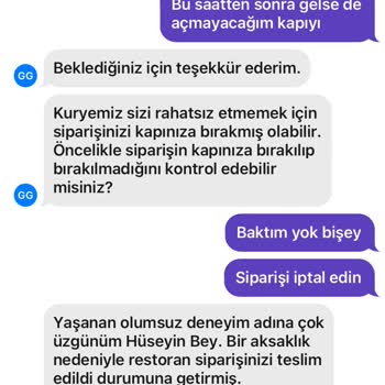 GetirYemek Kabus Gibi Sipariş Süreci