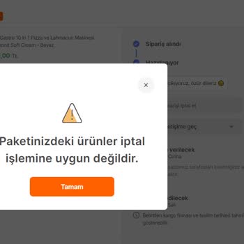 Hepsiburada Sipariş İptali Sorunu