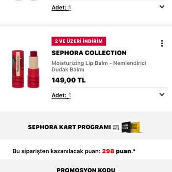 Sephora Fiyat Farkı Ve Adres Seçememe
