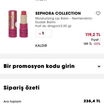 Sephora Fiyat Farkı Ve Adres Seçememe