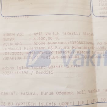 Adil Varlık Yönetim Adil Varlık Şirketine Ödediğim Borcumun Ödendiği Halde, İcra Borcu