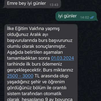İlke Vakfı (İlim Kültür Eğitim Vakfı) Sahte Olduğunu Düşündüğüm Burs