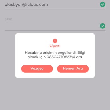 Tosla Hesap Erişim Engeli