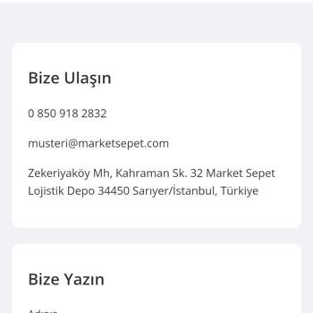 Marketsepet.com Online Yapılan Alışverişte Güven Sorunu Oluşması