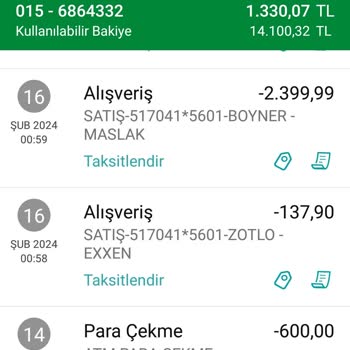 Boyner Siparişin İptali Ve Paramın Hesabıma Aktarılması