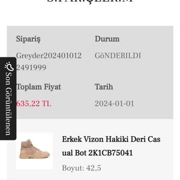 Greydermall.com 3 Aydır Beklenen Ayakkabılar Ve İade Sorunu