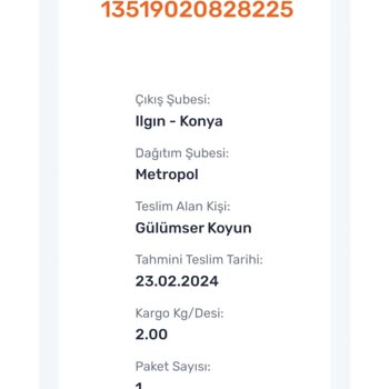 Sürat Kargo Kargom Elime Ulaşmadı