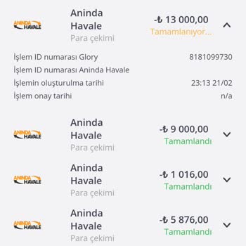 Glory Casino Para Çekme İşlemi Yaptım Ama Hala Daha Hesabıma Gelmedi