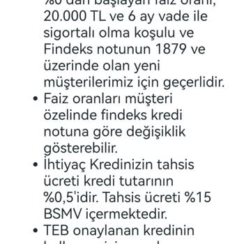 Sözde 0 Faiz Yalanı TEB Bankası