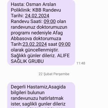 A Life Hospital Yetersiz Hizmet