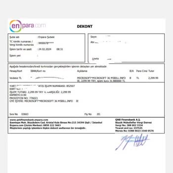 Haberim Olmadan Microsoft Kartımdan Para Çekmiş