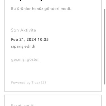 DuftCollection Kargo Sürecinin Uzunluğu