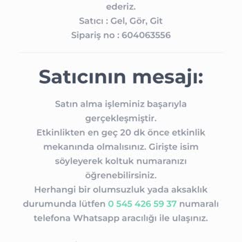 Buna Gidelim (bunagidelim.net) E Bilet Gelmedi