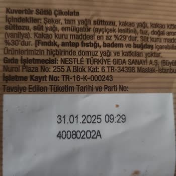 Nestle Aldığım Çikolata Bayat Çıktı